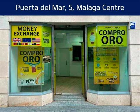Money exchange in Málaga .
